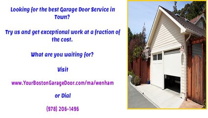 Garage Door Repair Services in Wenham, MA