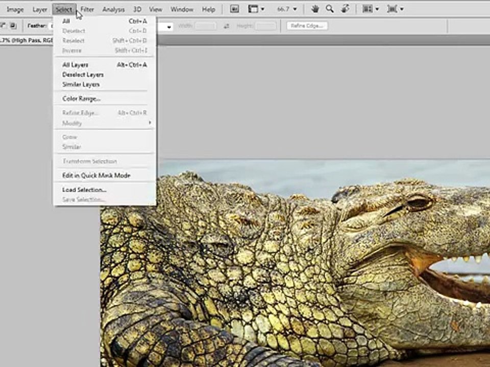 Photoshop - High Pass Sharpening