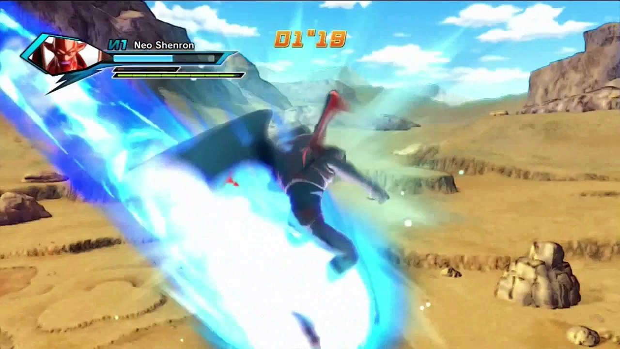 Red Nuova Shenron vs Goku  GT | DRAGON BALL XENOVERSE | MOD REVIEW