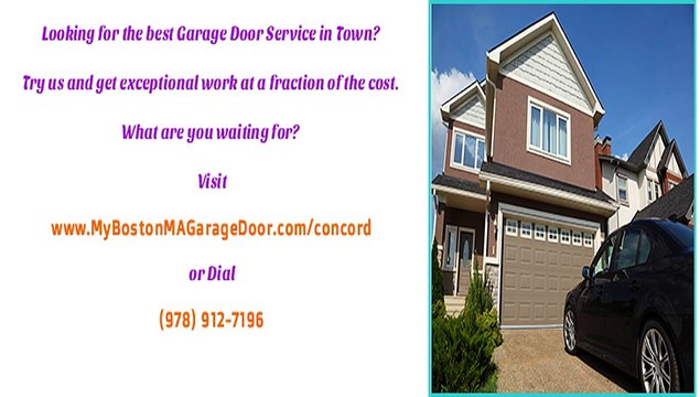 Concord, MA Garage Door Repair Specialists