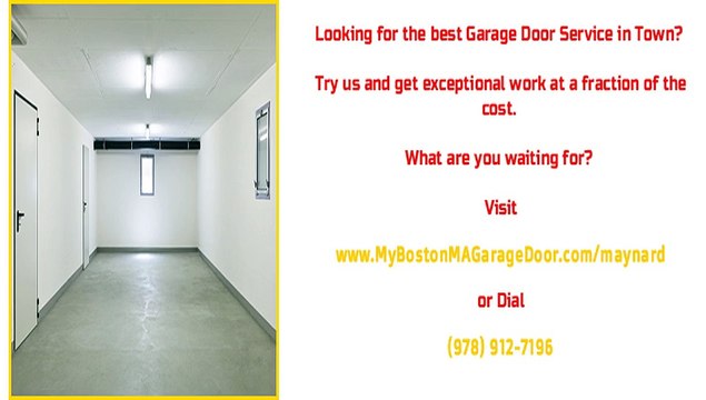 Maynard, MA Garage Door Repair Specialists