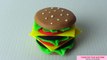 Play Doh Double Cheeseburger   Easy To Make Playdoh Burger