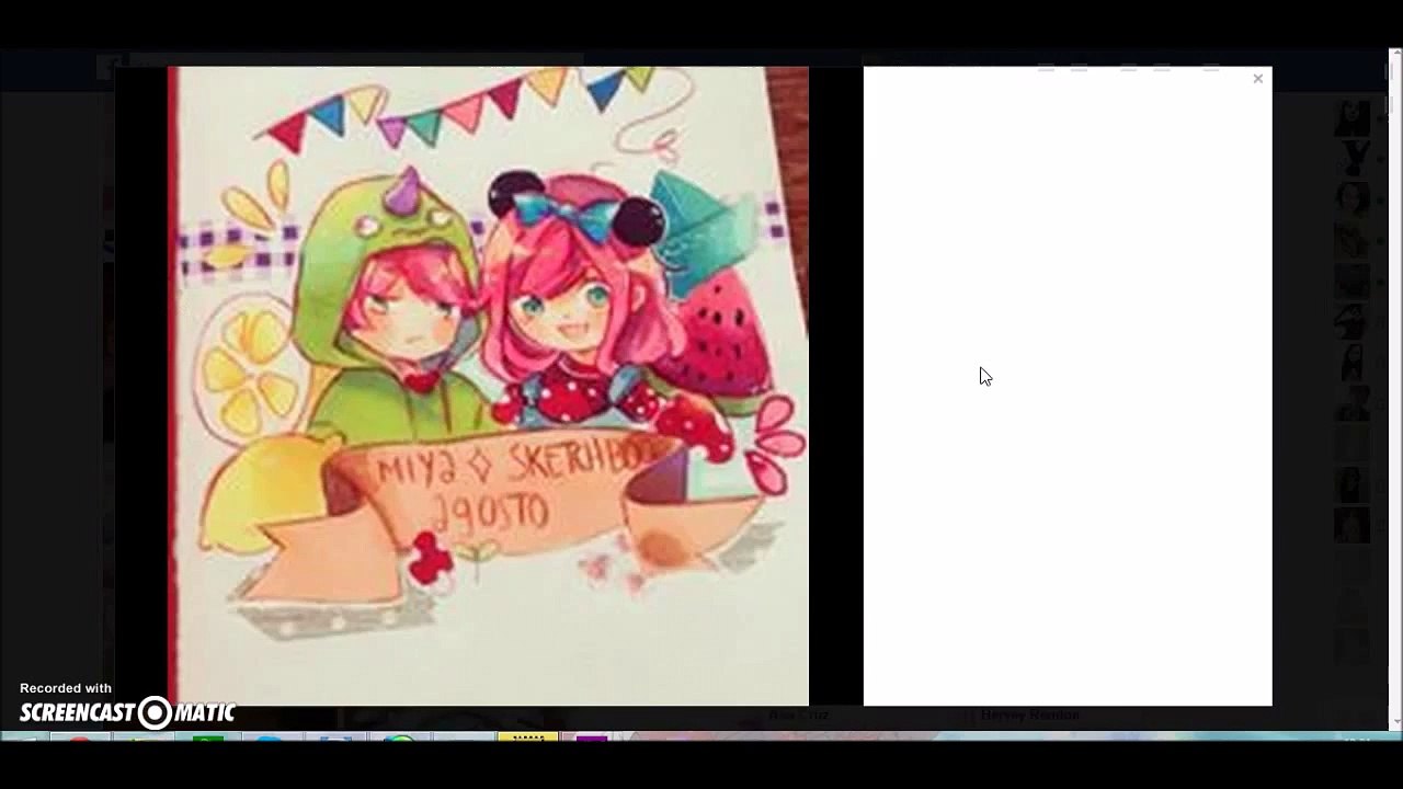 Drawing Anime (Paint Tool SAI) Minnie mouse