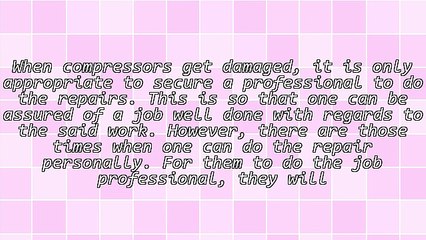 How To Advertise Air Compressor Replacement Parts