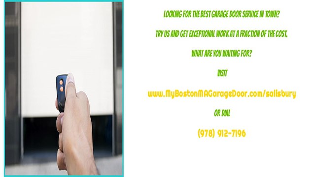 Salisbury, MA Garage Door Repair Opener Services