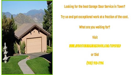 Garage Door Repair Services in Topsfield, MA