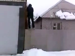 неудачное сальто назад-Смешные видео приколы