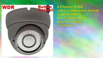 Professional 4 Channel H.264 960h D1 Realtime Dvr Security Camera
