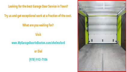 Professional Garage Door Repair in Chelmsford, MA