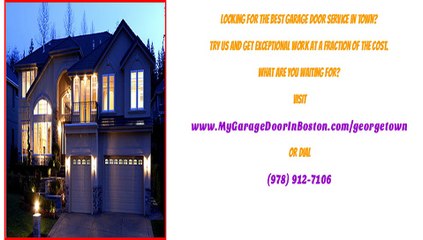 Georgetown, MA Garage Door Repair Specialists