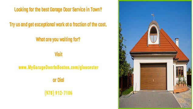 Garage Door Repair Services in Gloucester, MA