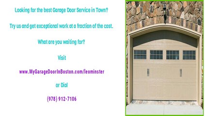 Leominster, MA Garage Door Repair Specialists