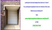 Garage Door Repairs, Service and Installations in Lowell, MA