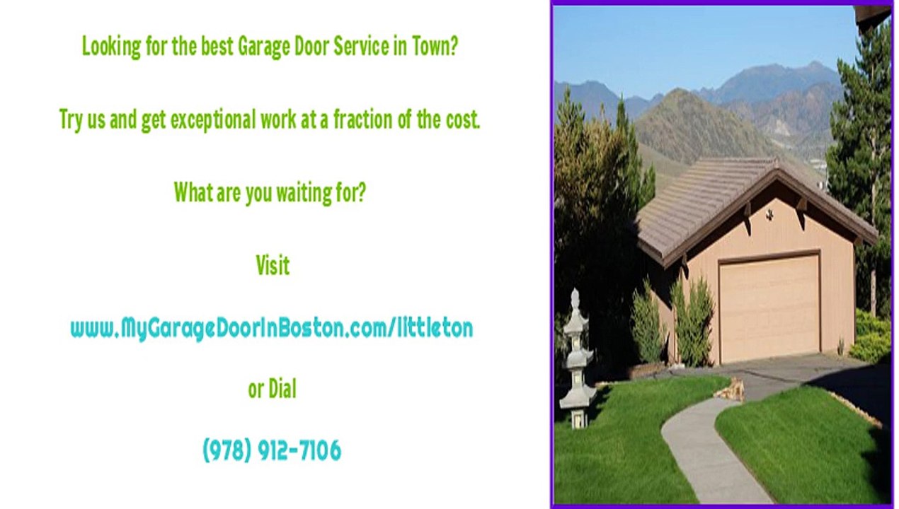 Garage Door Repair Services in Littleton, MA