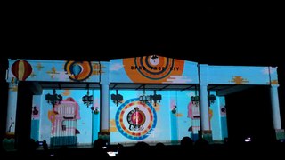 Jogja video mapping project gedung DPRD prop DIY