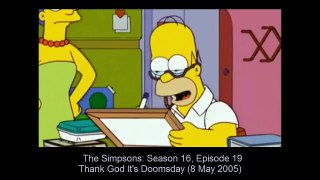 The Simpsons Thank God It's Doomsday - Channel 23