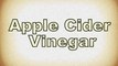 Beauty Tips - Apple Cider Vinegar for Open Pores