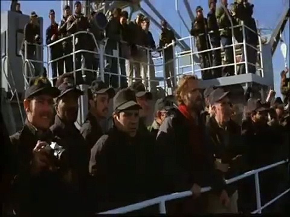 "Titanic is Raised!" - Scene from "Raise the Titanic" - 1985