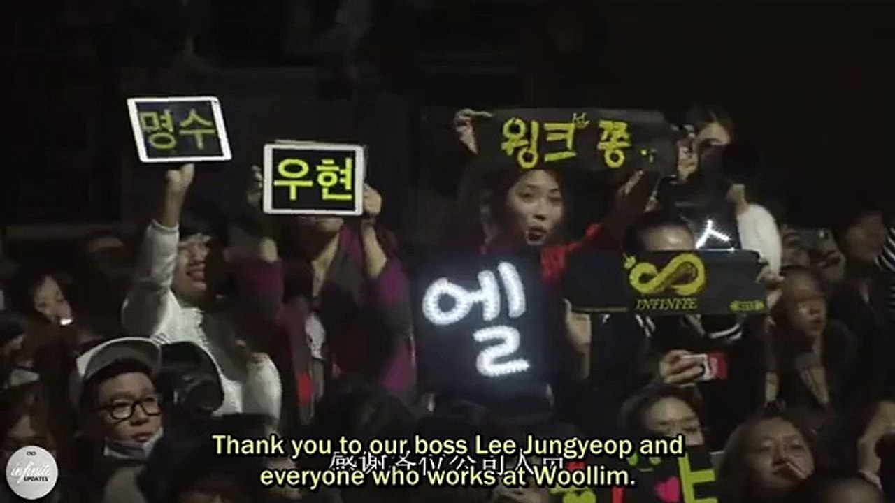[ENG-SUB] 150115 Golden Disk Awards - 'Album Bonsang Award' Infinite : Sunggyu's Speech