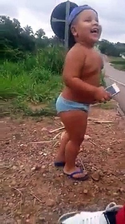 Fat funny boy dance