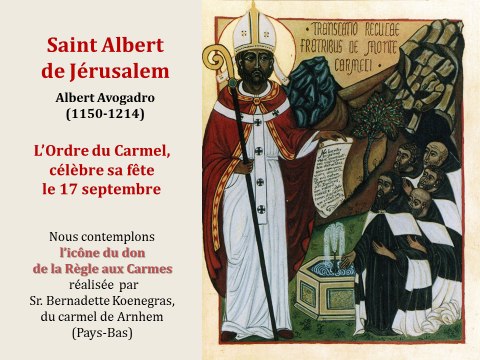 9. Prier avec l'icône de Saint Albert de Jérusalem