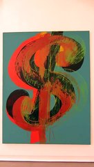 Andy Warhol Dollar Sign 1981, Museum of Modern Art, Nice, Provence Alpes Côte d'Azur, France, Europe