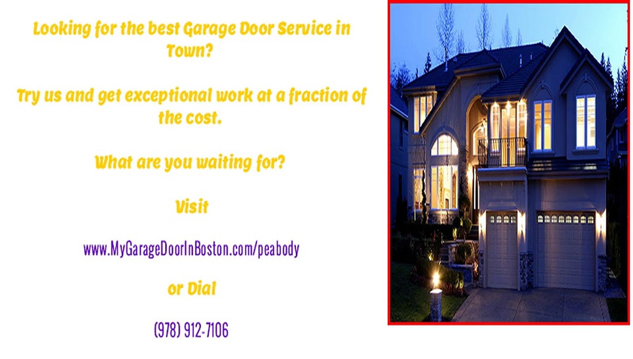 Peabody, MA Garage Door Repair Opener Services