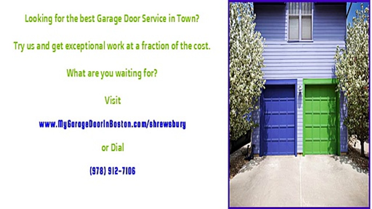 Shrewsbury, MA Garage Door Repairs and Installations