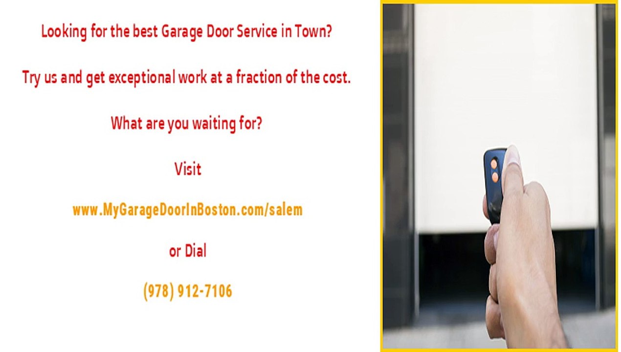 Garage Door Repairs, Service and Installations in Salem, MA
