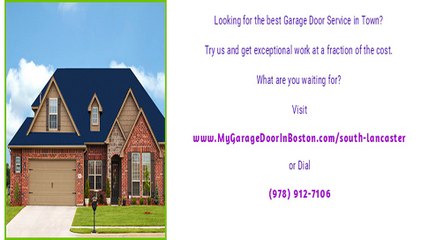 Garage Door Repair Services in South Lancaster, MA