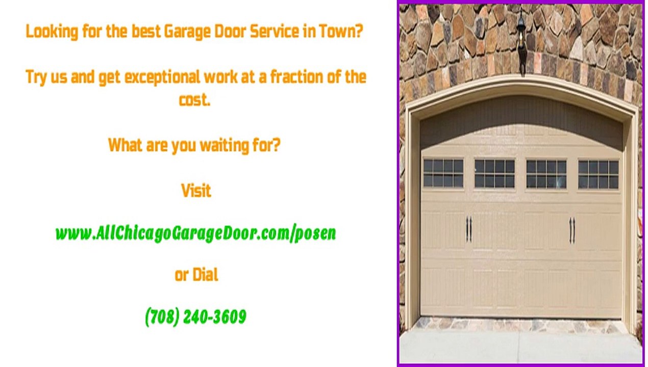 Posen, IL Garage Door Repairs, Service and Installations