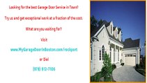 Garage Door Repair Services in Rockport, MA