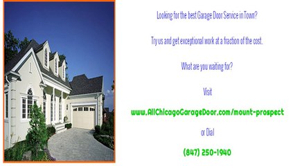 Mount Prospect, IL Professional Garage Door Repair