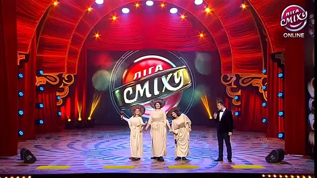 Настоящий женский боевик - Трио Разные и Антон Лирник - Лига смеха, смешно видео