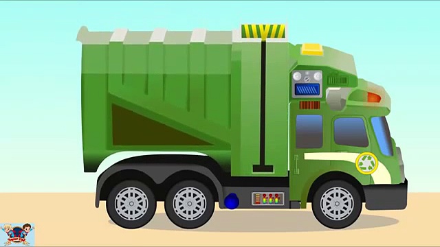 Garbage truck – Monster trucks – Monster trucks for children – Trucks for kids