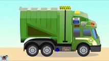 Garbage truck - Monster trucks - Monster trucks for children - Trucks for kids