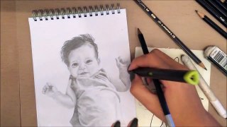 Drawing a Baby - Time-Lapse