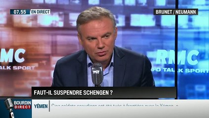 Brunet & Neumann: Crise des migrants et fermeture de la frontière allemande: Faut-il suspendre Schengen ? - 14/09