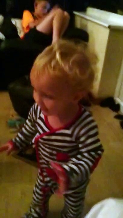 Baby Aston dancing