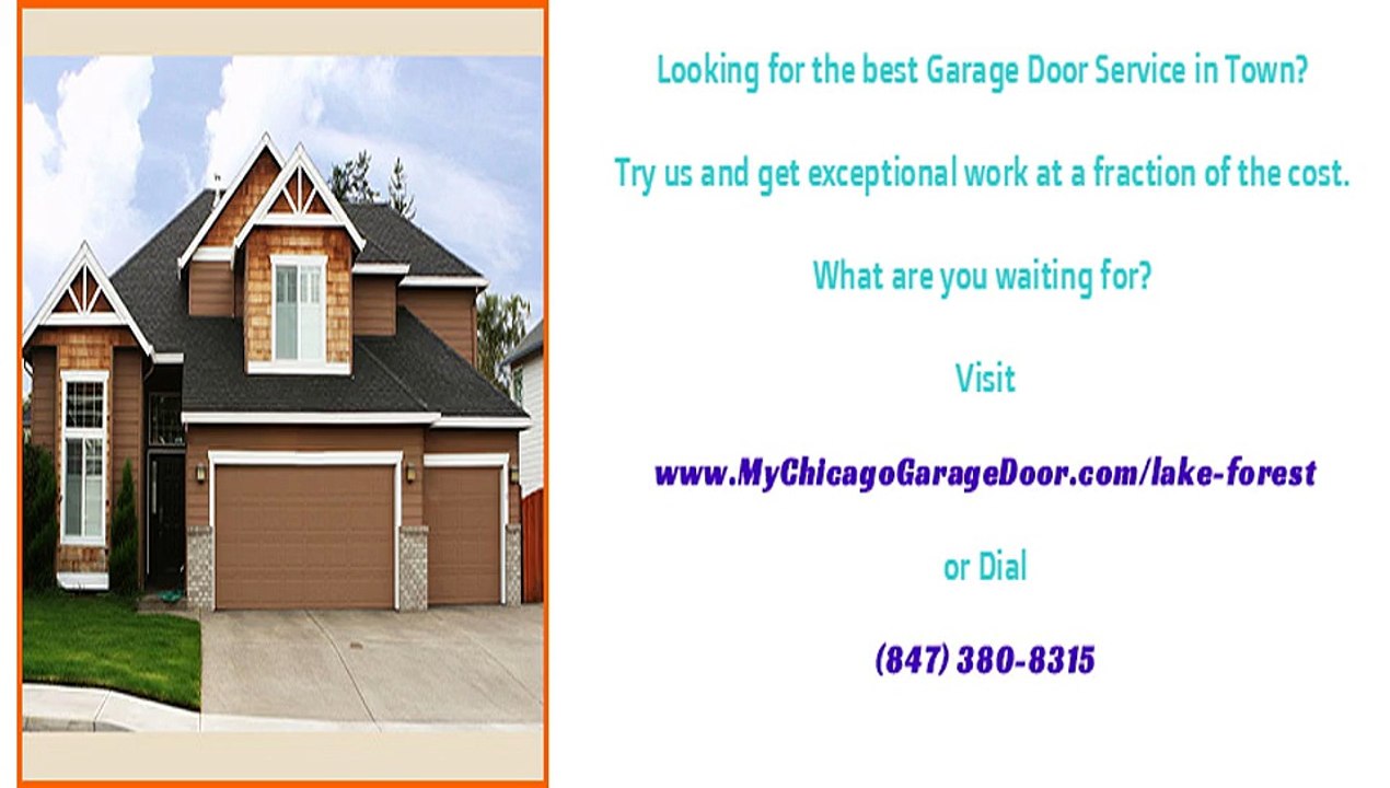 Professional Garage Door Repair in Lake Forest, IL