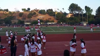 Whittier high school football pre game warm ups