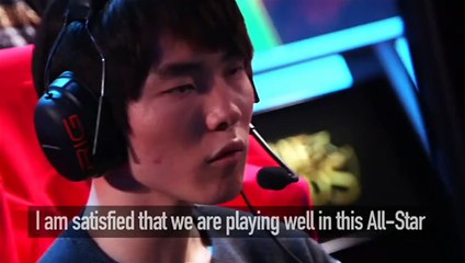 Pre match hype talk before SKT T1 K vs OMG grand finals   All star 2014 Paris MUST SEE