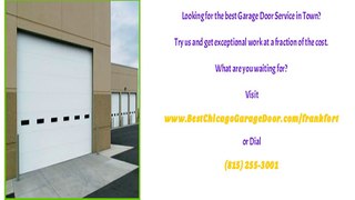 Professional Garage Door Repair in Frankfort, IL