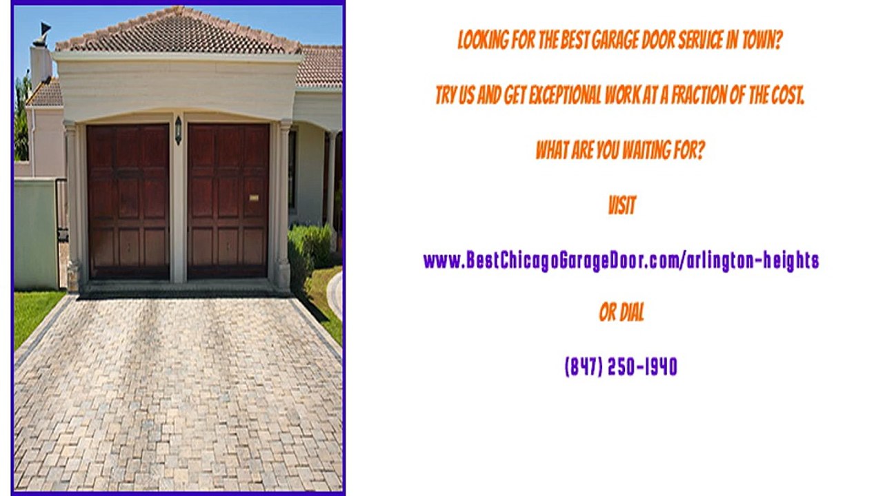 Arlington Heights, IL Garage Door Repairs, Service and Installations