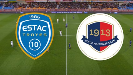 Le résumé du match ESTAC Troyes - SMCaen