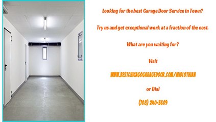 Garage Door Repair Services in Midlothian, IL
