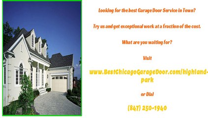 Highland Park, IL Garage Door Repair Services