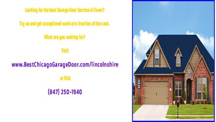 Lincolnshire, IL Garage Door Repair Services