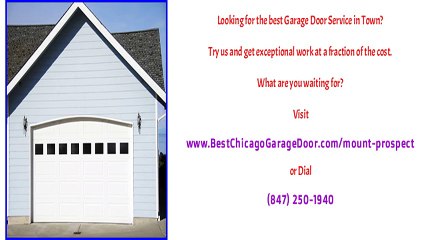 Mount Prospect, IL Professional Garage Door Repair