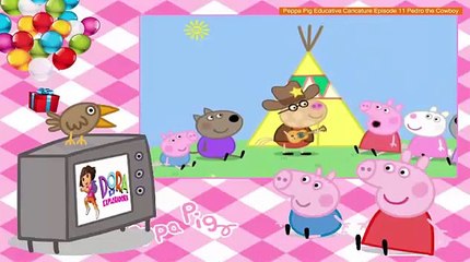 Peppa Pig Educative Caricature Episode 11 Pedro the Cowboy